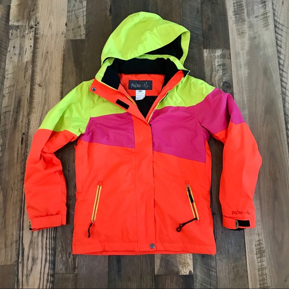 Pulse waterproof snowboard ski coat boy 14-16